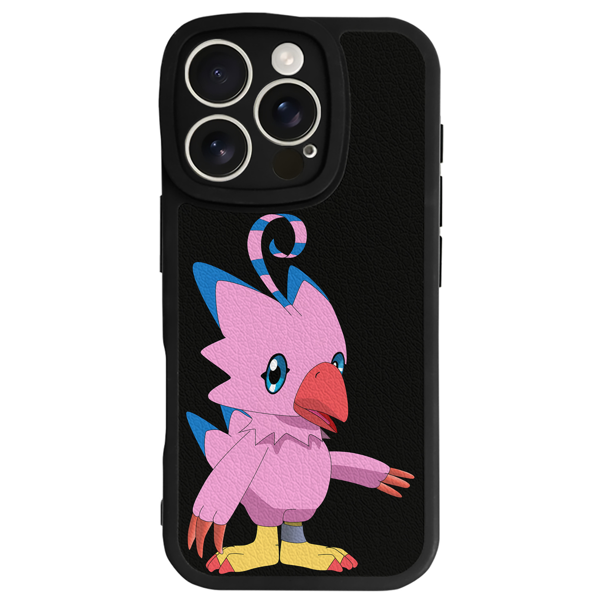 （画像用） Digimon デジタルモンスター/デジモン 【iPhone 16シリーズ対応】シリコンスマホケース（レザー調） 材質：シリコン